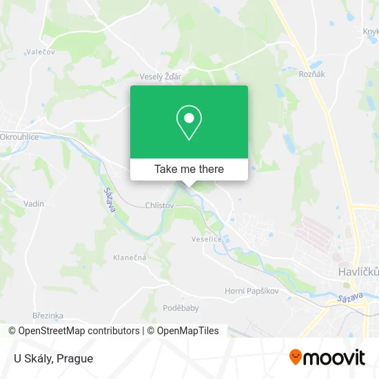 Карта U Skály