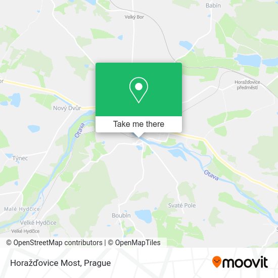 Horažďovice Most map