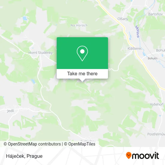 Карта Háječek