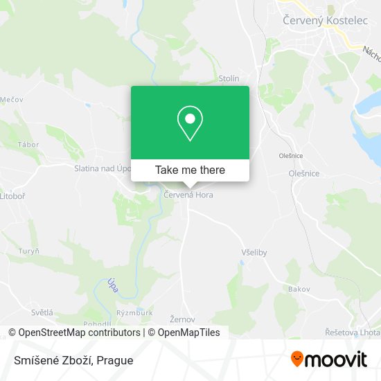 Smíšené Zboží map