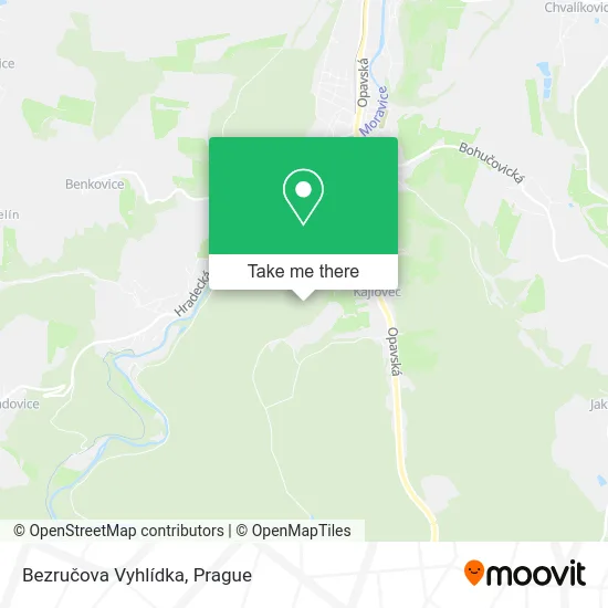 Карта Bezručova Vyhlídka