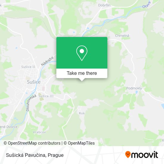 Sušická Pavučina map
