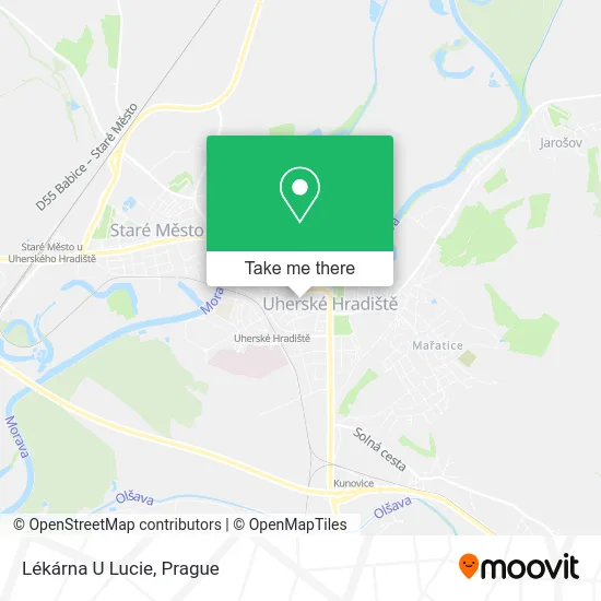 Карта Lékárna U Lucie