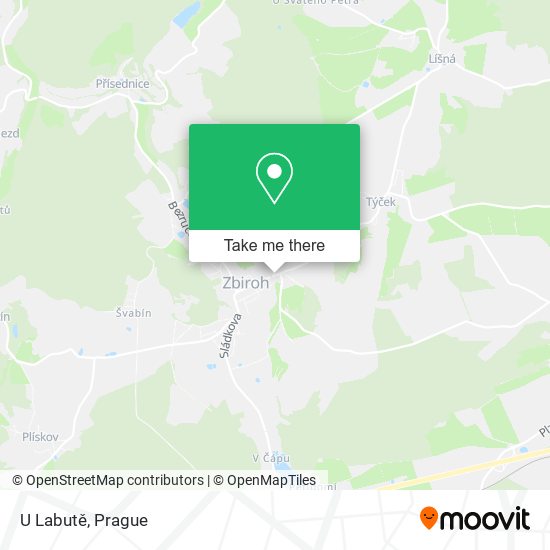 Карта U Labutě
