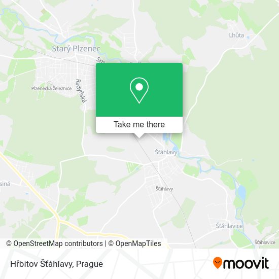Hřbitov Šťáhlavy map