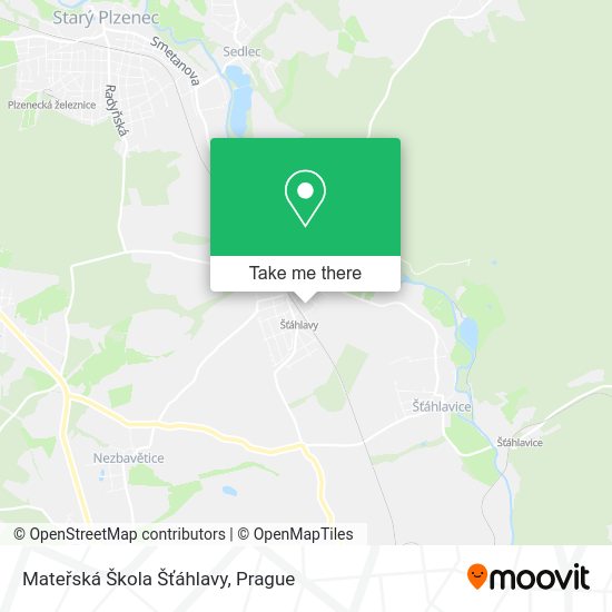 Mateřská Škola Šťáhlavy map