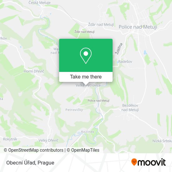 Obecní Úřad map