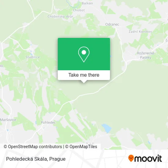 Карта Pohledecká Skála