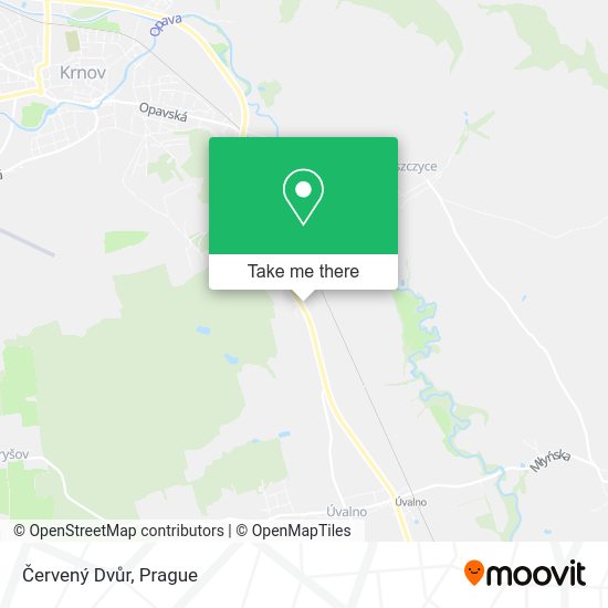 Červený Dvůr map