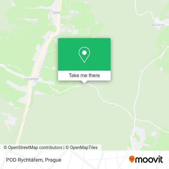 POD Rychtářem map