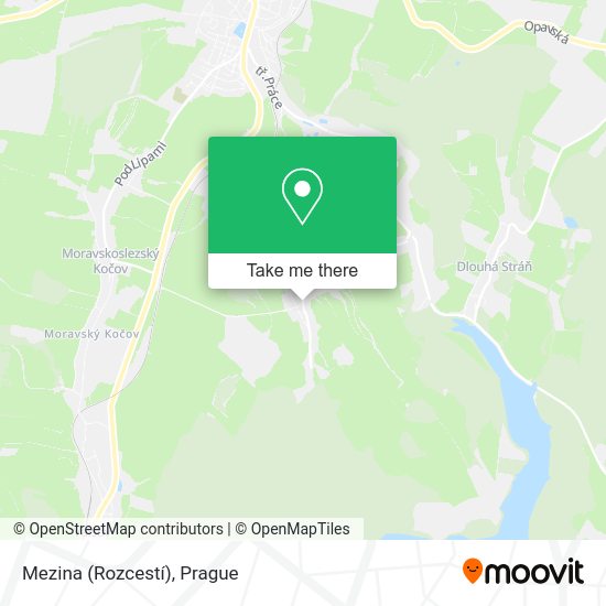 Mezina (Rozcestí) map