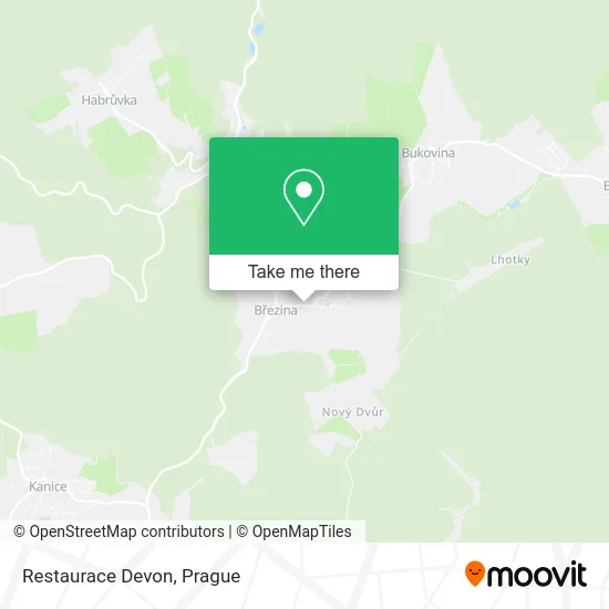 Карта Restaurace Devon