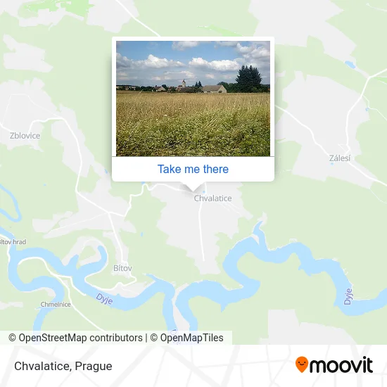 Карта Chvalatice