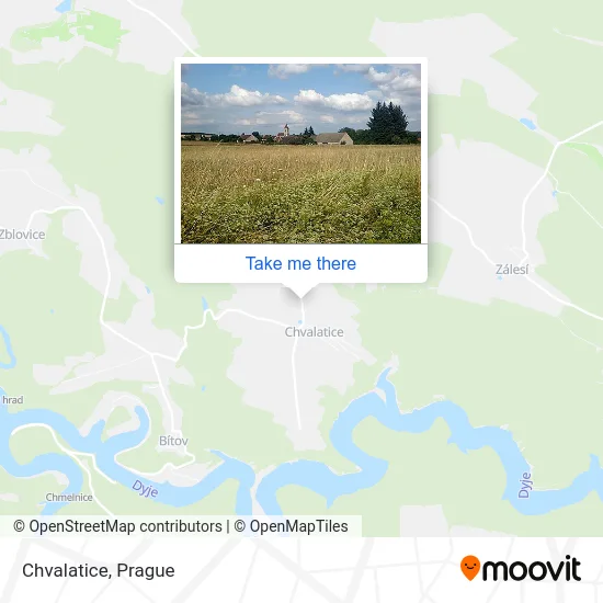 Карта Chvalatice