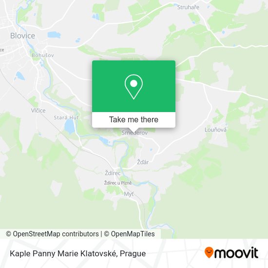 Kaple Panny Marie Klatovské map