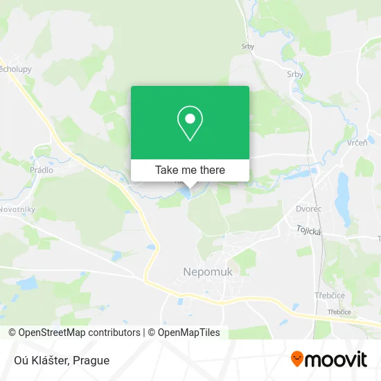 Oú Klášter map