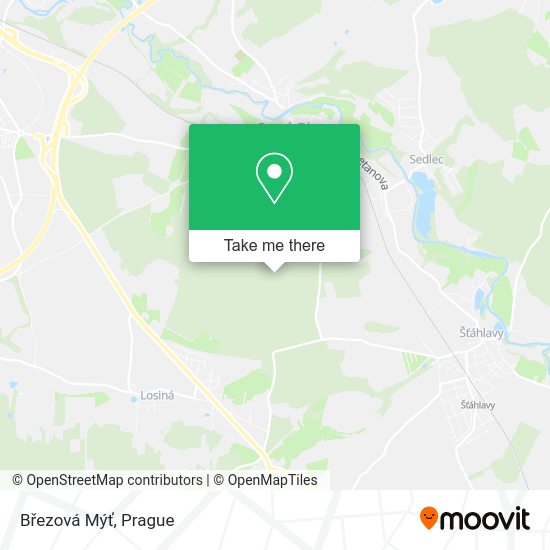 Březová Mýť map