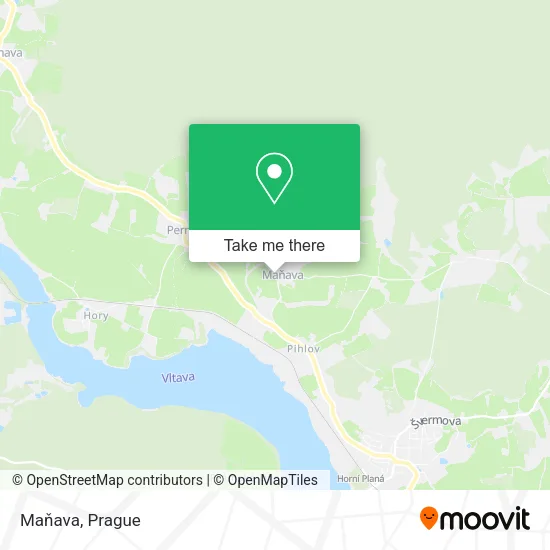 Карта Maňava