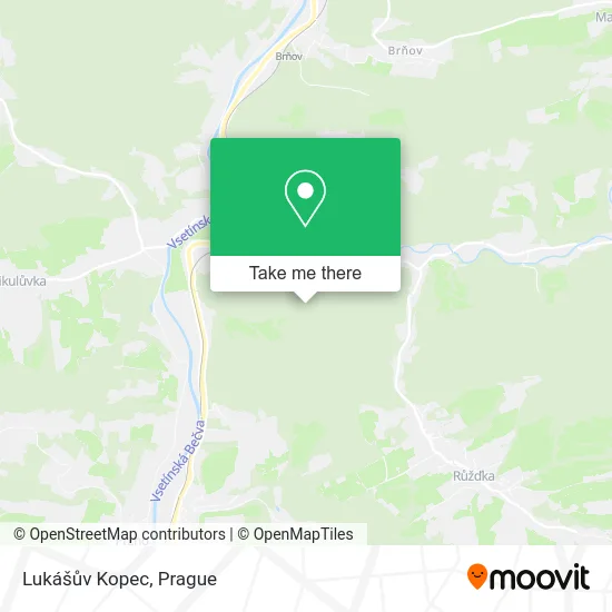 Карта Lukášův Kopec