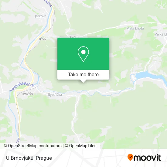 Карта U Brňovjaků