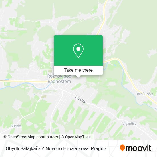 Obydlí Salajkáře Z Nového Hrozenkova map