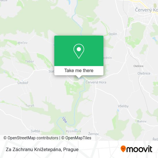 Za Záchranu Knížetepána map