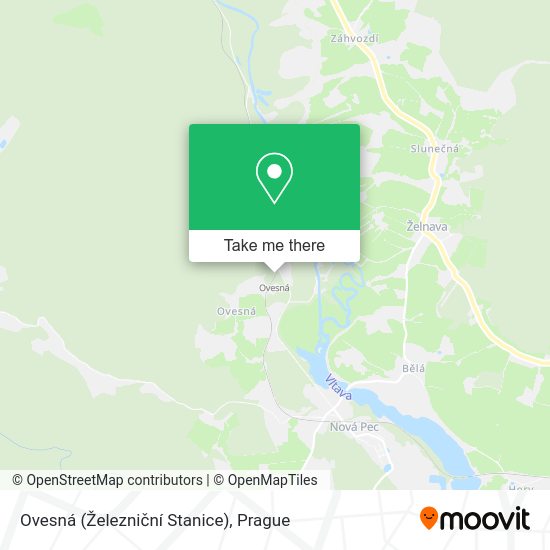 Ovesná (Železniční Stanice) map