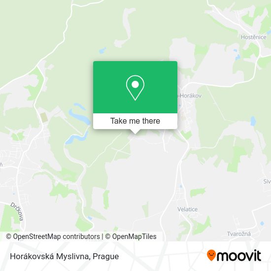 Horákovská Myslivna map