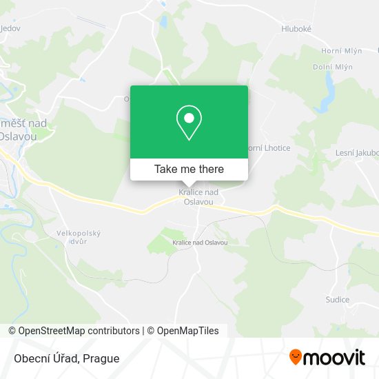 Obecní Úřad map
