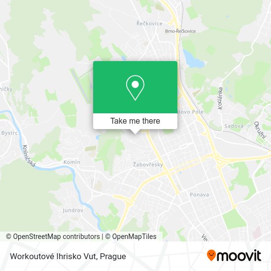Workoutové Ihrisko Vut map