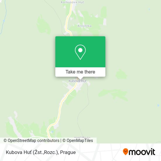 Kubova Huť (Žst.,Rozc.) map