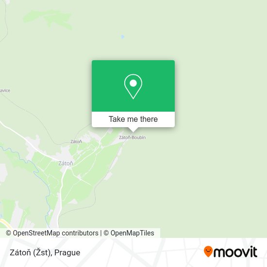 Zátoň (Žst) map