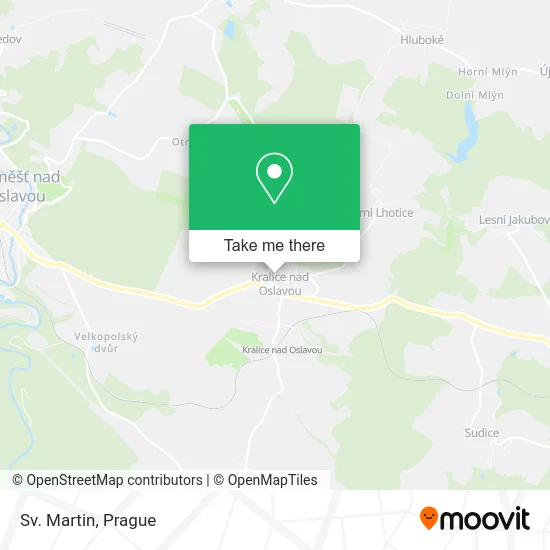 Карта Sv. Martin