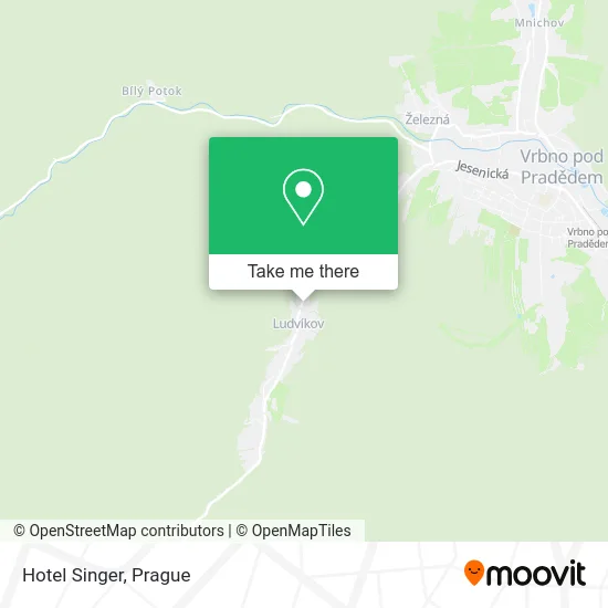 Hotel Singer map