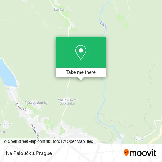 Карта Na Paloučku