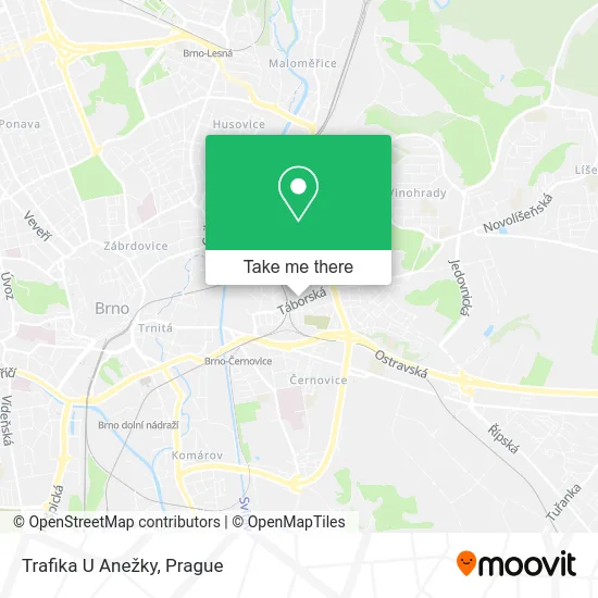Карта Trafika U Anežky
