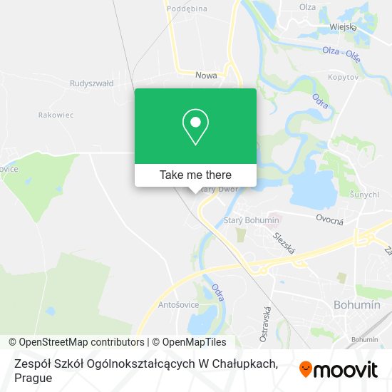Zespół Szkół Ogólnokształcących W Chałupkach map