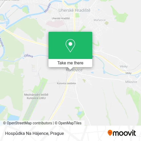 Карта Hospůdka Na Hájence
