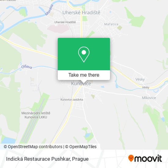 Indická Restaurace Pushkar map