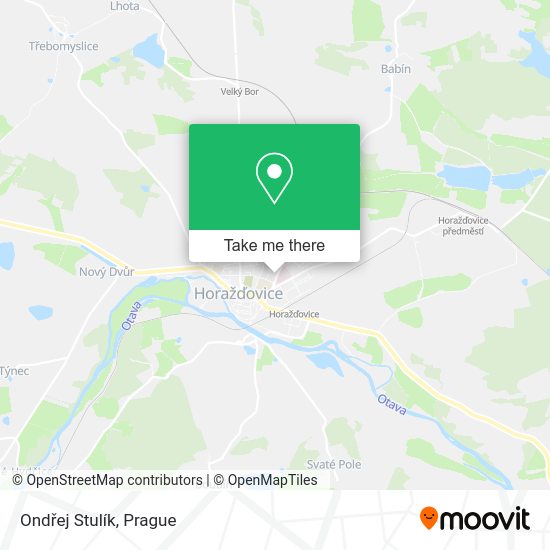 Ondřej Stulík map