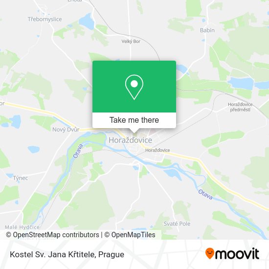 Kostel Sv. Jana Křtitele map