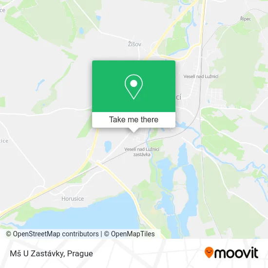 Карта Mš U Zastávky