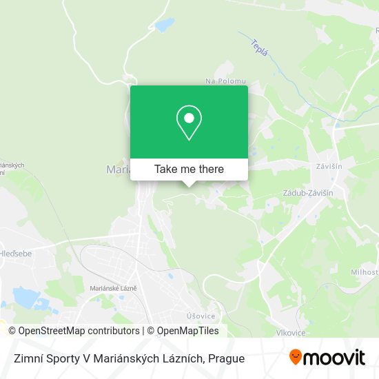 Zimní Sporty V Mariánských Lázních map