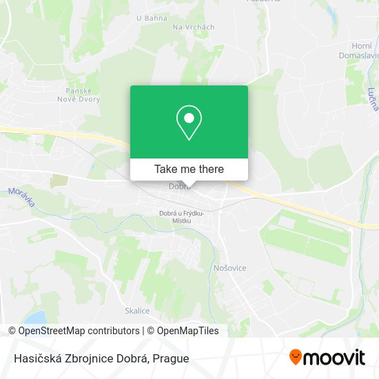 Hasičská Zbrojnice Dobrá map