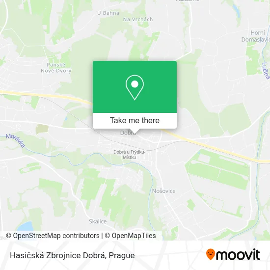 Карта Hasičská Zbrojnice Dobrá