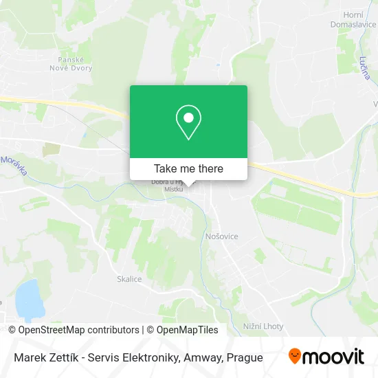 Карта Marek Zettík - Servis Elektroniky, Amway