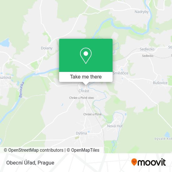 Obecní Úřad map