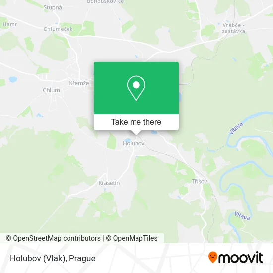 Карта Holubov (Vlak)