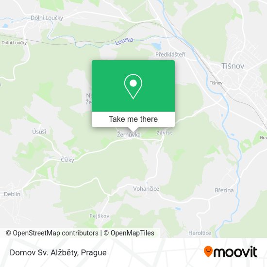 Domov Sv. Alžběty map