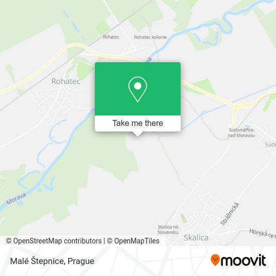 Malé Štepnice map